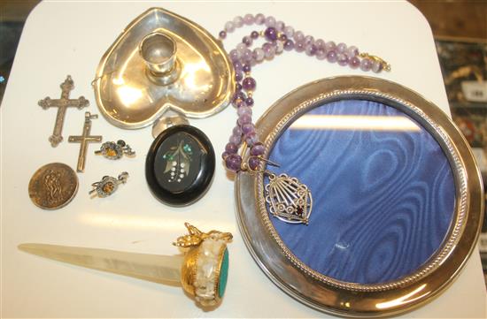 Silver & jewellery etc